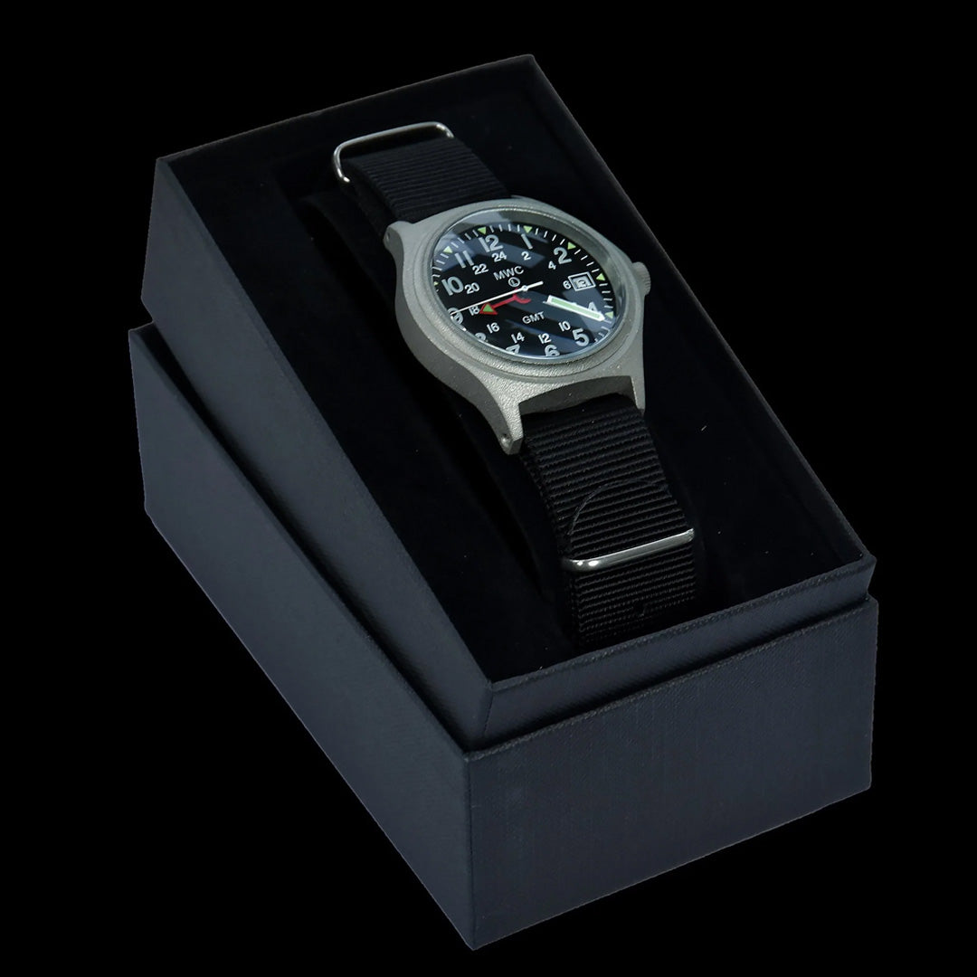 Militair Horloge met Militaire Anti-reflectieve PVD Coating in Gunmetal