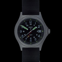 Militair Horloge met Militaire Anti-reflectieve PVD Coating in Gunmetal