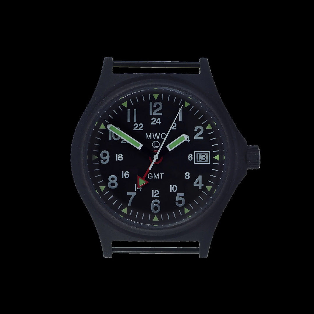  Militair Horloge met Militaire Anti-reflectieve PVD Coating in Matzwart