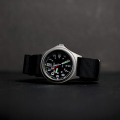 Militair Horloge met Militaire Anti-reflectieve PVD Coating in Gunmetal