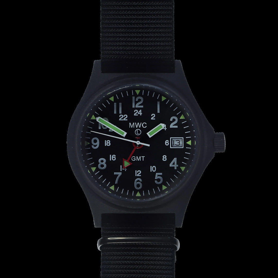  Militair Horloge met Militaire Anti-reflectieve PVD Coating in Matzwart