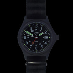  Militair Horloge met Militaire Anti-reflectieve PVD Coating in Matzwart