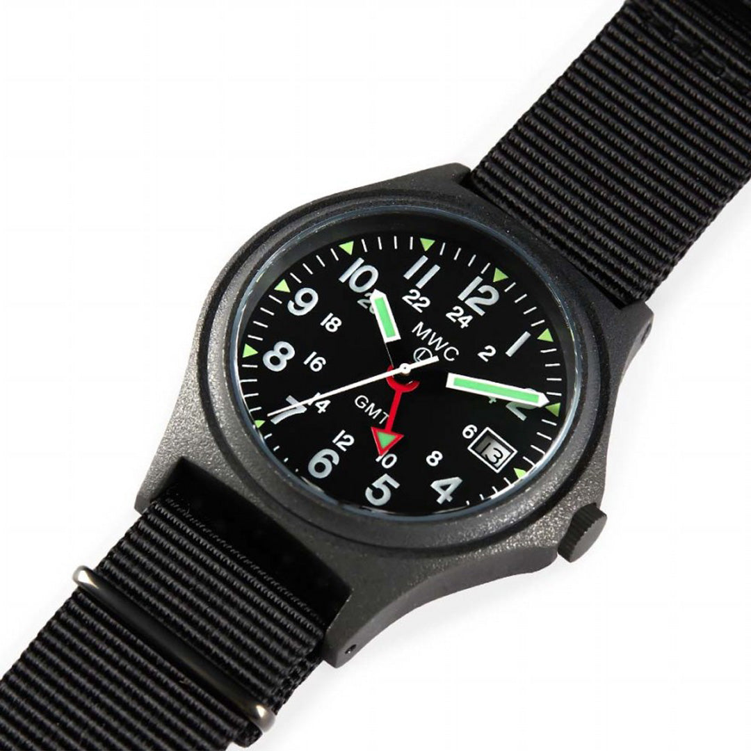  Militair Horloge met Militaire Anti-reflectieve PVD Coating in Matzwart