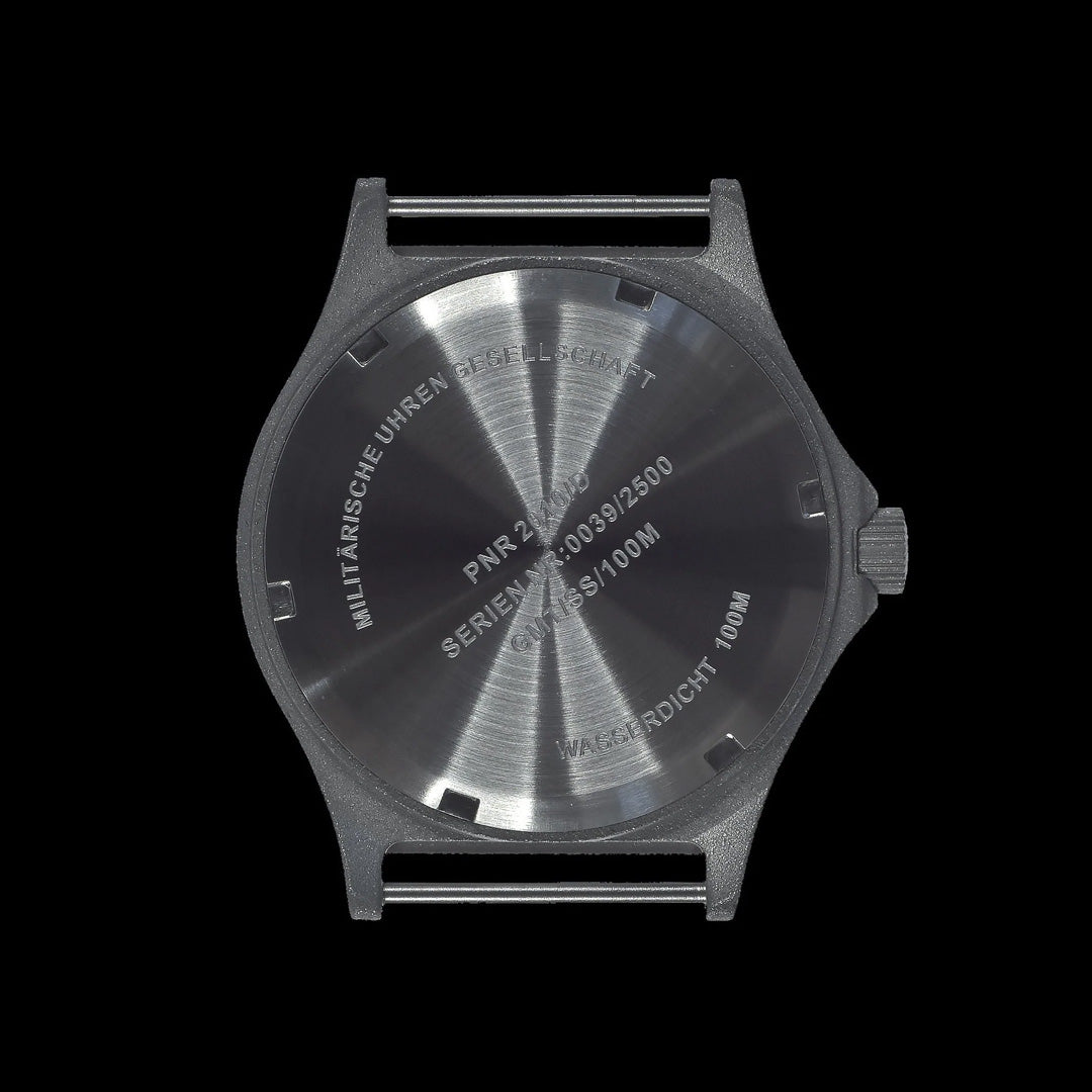 Militair Horloge met Militaire Anti-reflectieve PVD Coating in Gunmetal