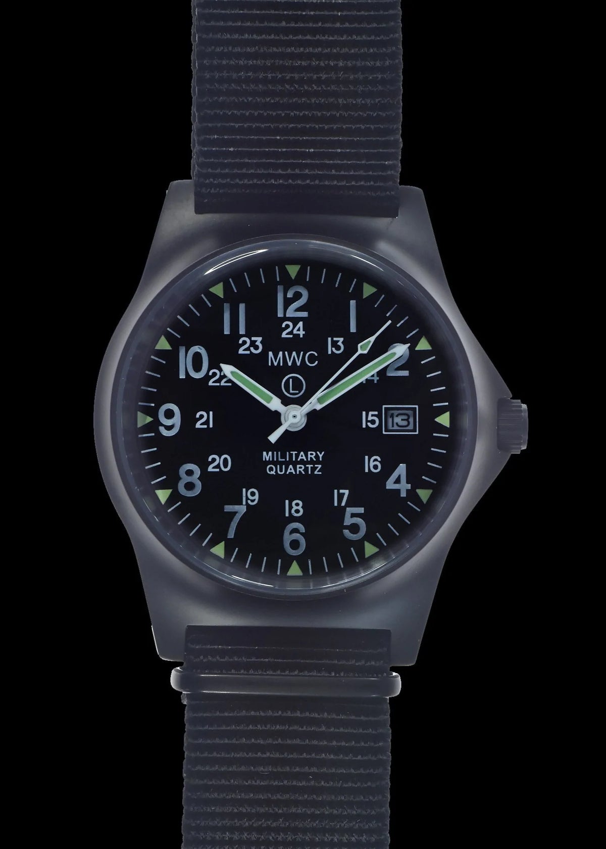 Military Watch Company G10 12/24 Horloge met Datum en Militaire Anti-reflectieve PVD Coating