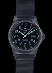 Military Watch Company G10 12/24 Horloge met Datum en Militaire Anti-reflectieve PVD Coating