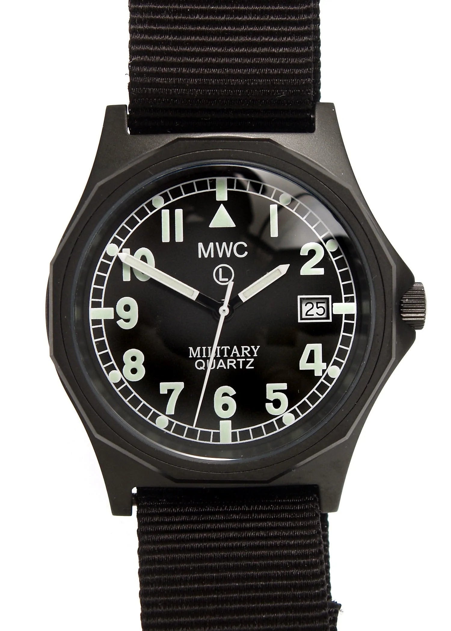 Military Watch Company G10 “Oak” in 316L Roestvrij Staal met Militaire Matzwarte PVD Coating