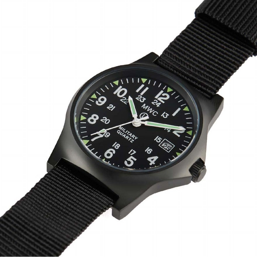 Military Watch Company G10 12/24 Horloge met Datum en Militaire Anti-reflectieve PVD Coating