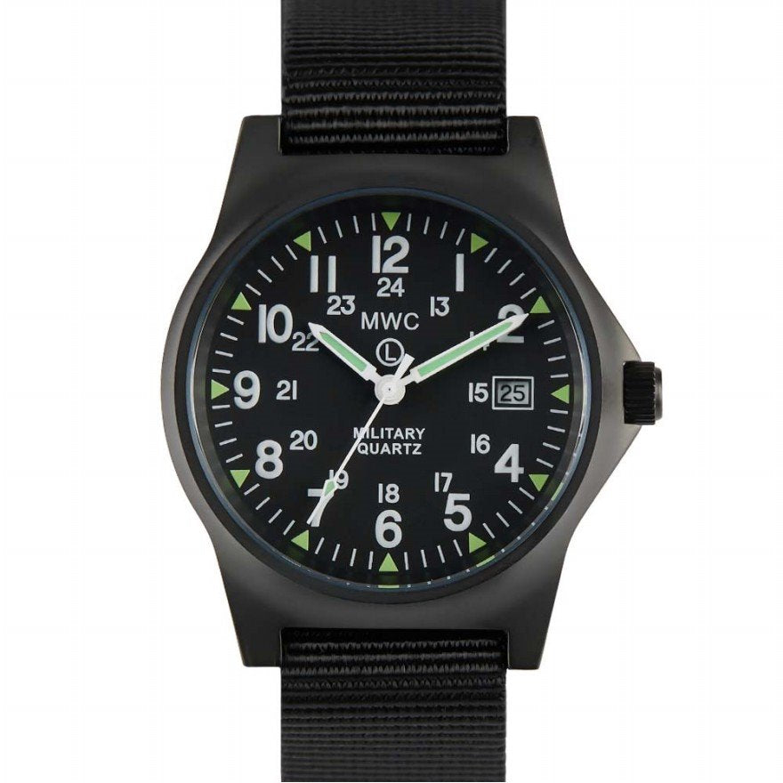 Military Watch Company G10 12/24 Horloge met Datum en Militaire Anti-reflectieve PVD Coating