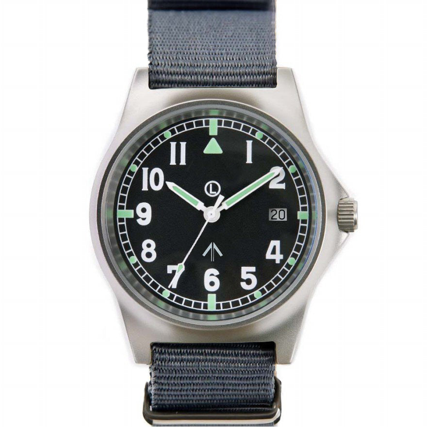 Military Watch Company G10 12u NATO Horloge met Schroefkroon