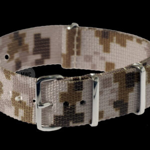 18mm Amerikaans ACU Digital Camo Desert NATO Militair Horloge Strap