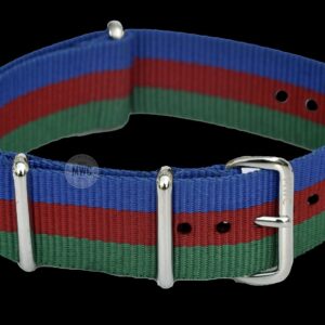 20mm “Blue, Red and Green” NATO Militair Horloge Strap