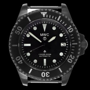 MWC 24 Jewel 1982 Pattern 300m Automatisch militaire duikhorloge – Zwart