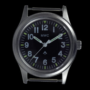 MWC Classic 1960s/70s European Pattern Militair Horloge on a Black