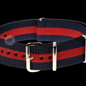 18mm Red and Navy NATO Militair Horloge Strap