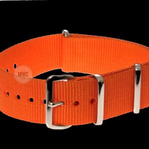 22mm Orange “High Visibility” SAR NATO Militair Horloge Strap