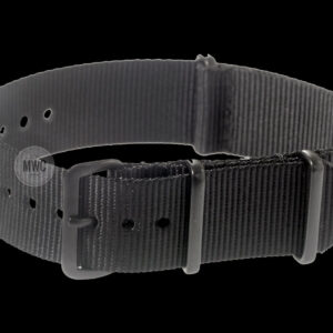 20mm zwart PVD NATO Militair Horloge Strap