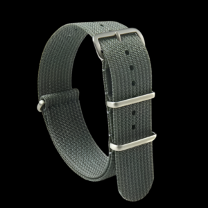 22mm Ribbed Grey NATO Militair Horloge Strap
