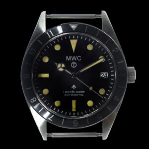 MWC Classic 1960s Pattern Dual Time Zone Automatisch Divers Horloge – Wit