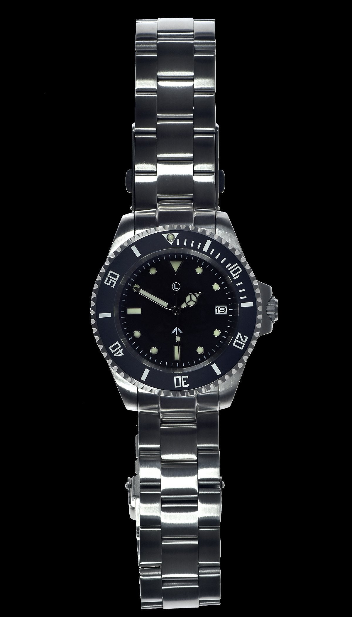 MWC 21 Jewel 300m waterbestendig Automatisch militaire duikhorloge – Wit