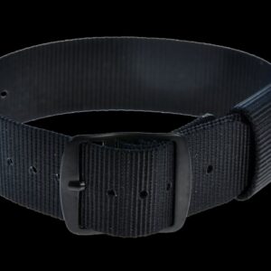 20mm Amerikaans Pattern Black Militair Horloge Strap with zwart PVD – NATO strap
