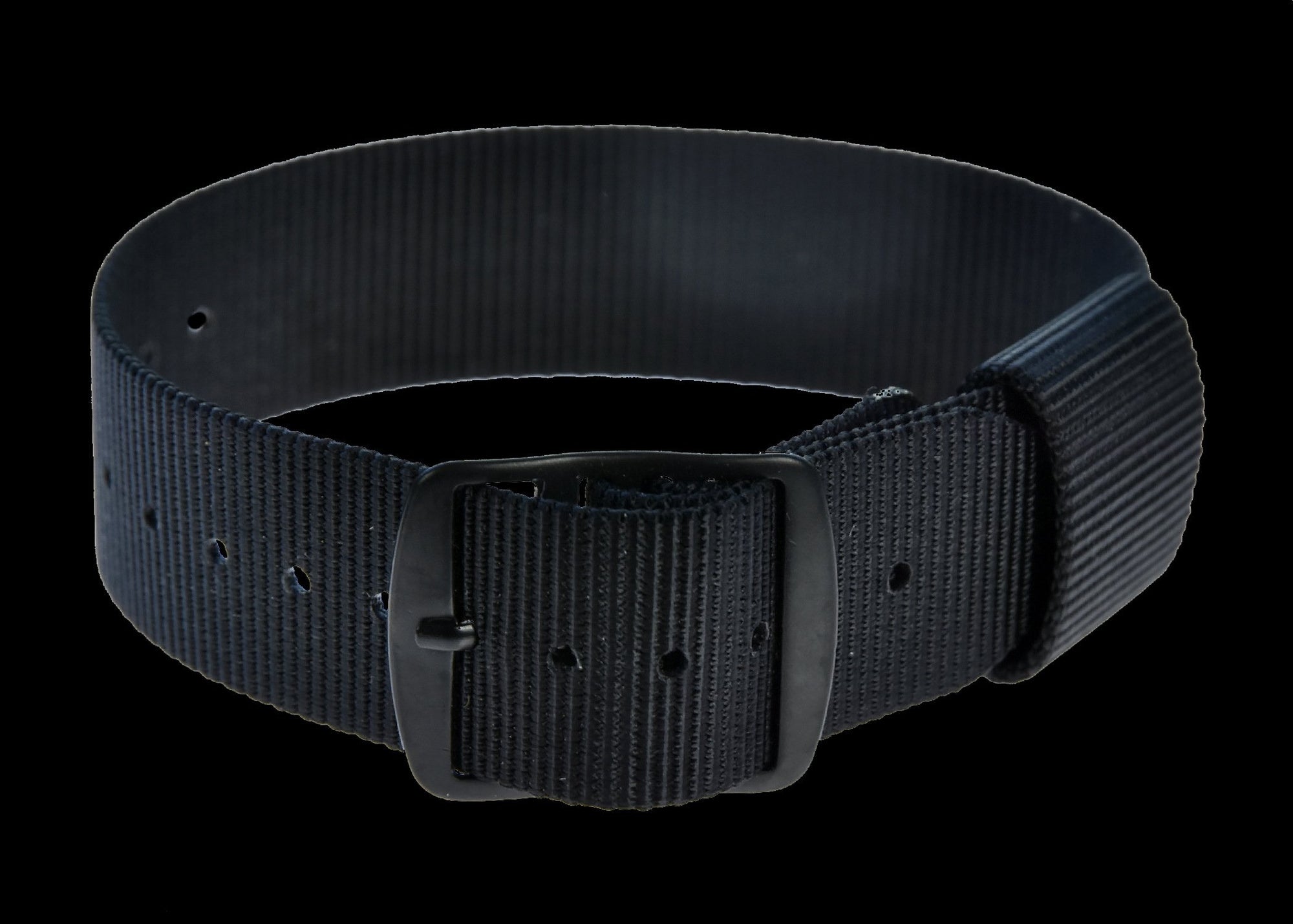 20mm Amerikaans Pattern Black Militair Horloge Strap with zwart PVD – NATO strap