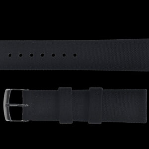 2 Piece Retro Pattern 20mm Canvas Militair Horloge Strap in Black –