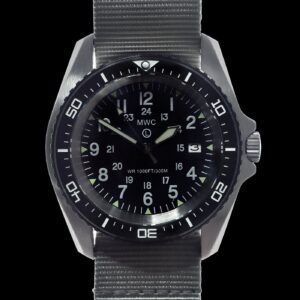 militaire duikhorloge Horloge roestvrij staal (Automatisch) 24 Hour – Wit