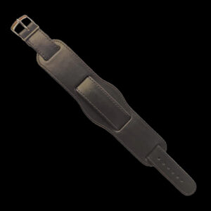 Brown 1950s Pattern 20mm Leather Militair Horloge Strap – Au