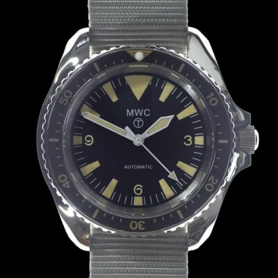MWC 1970s Pattern Automatisch militaire duikhorloge Horloge with – NATO strap
