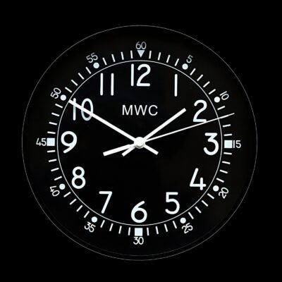 MWC Amerikaans 1940s/50s Pattern Retro Militair Wall Clock with
