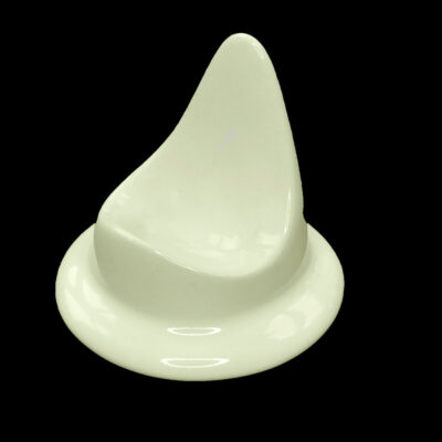 Cream Porcelain / Ceramic Pocket Horloge Table/Desktop Stand