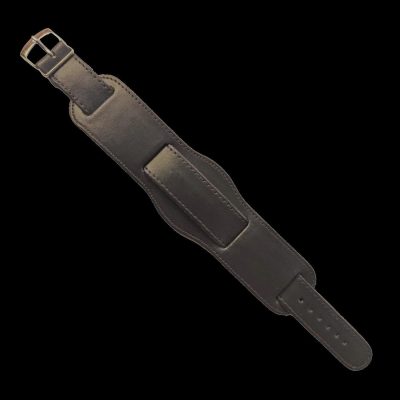 Brown 1950s Pattern 20mm Leather Militair Horloge Strap – Au