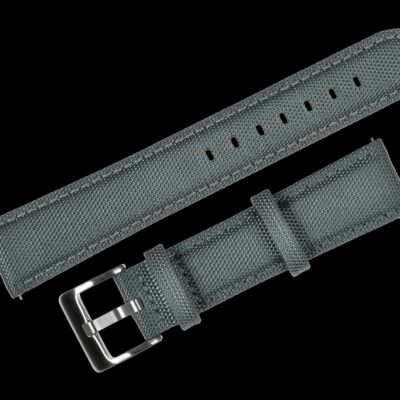 24mm Grey Sailcloth CORDURA® Horlogestrap