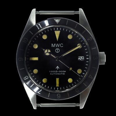 MWC Classic 1960s Pattern Dual Time Zone Automatisch Divers Horloge – Wit